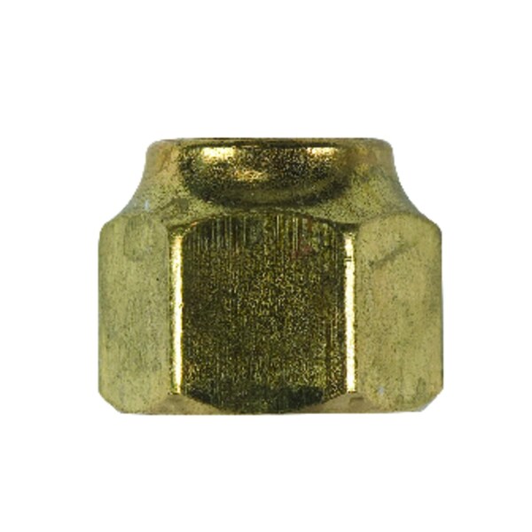 Jmf JMF Company 1/4 in. Flare X 1/4 in. D CTS Brass Forged Flare Nut 4174249 - main